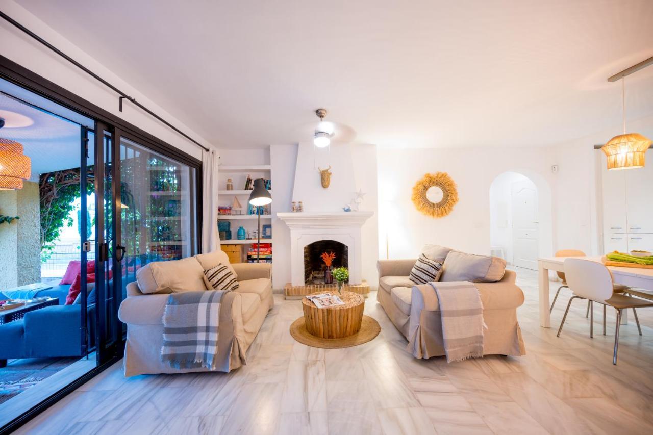 Typical Beach House Las Chapas Playa With Heated Pool Marbella Exterior photo